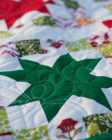 Crimson & Clover Starburst Patchwork Bed Quilt