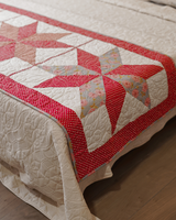 Vintage Patchwork Star Bed Runner