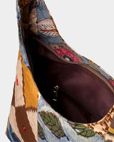 Earth Tones Patchwork Shoulder Bag