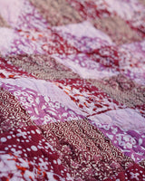 Blush & Berry Geometric Bloom Baby Quilt