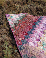 Berry Bliss Mosaic Tile Patchwork Bed Quilt