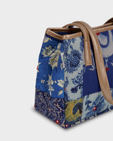 The Indigo Petal & Tile Tote Bag