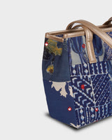 The Indigo Petal & Tile Tote Bag