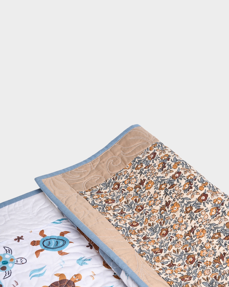 Little Sea Turtle Baby Quilt