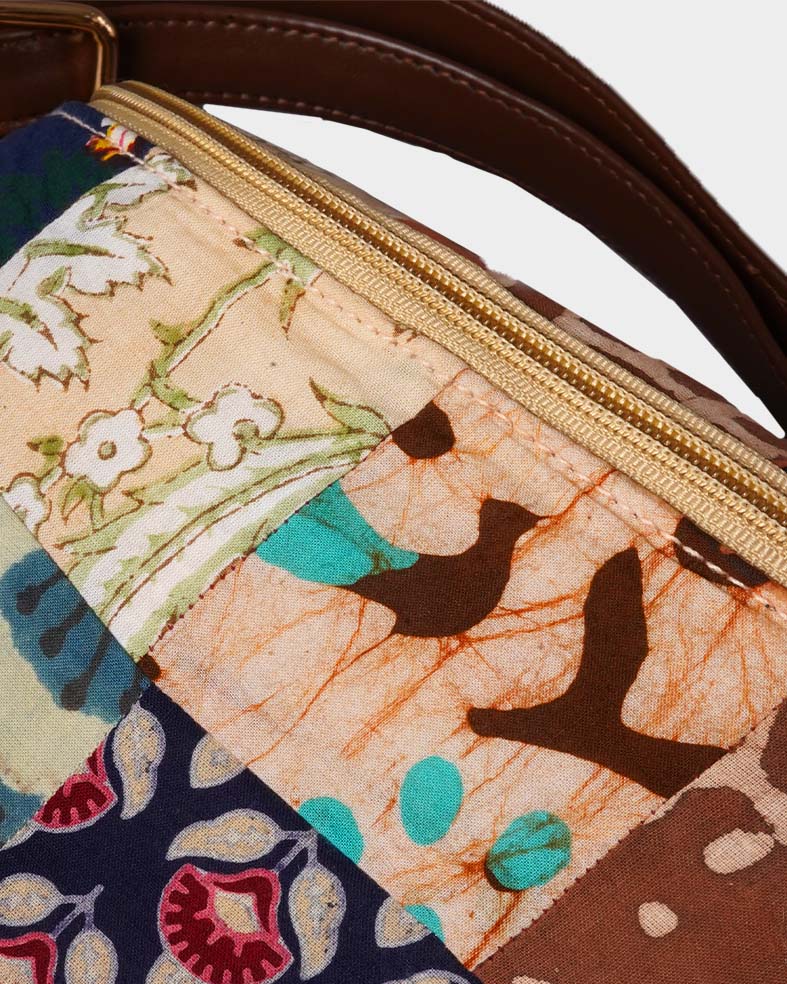 Patchwork Convertible Sling Bag / Fanny Pack