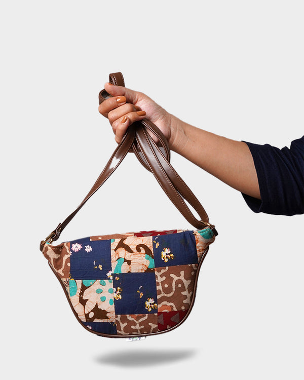 Bohemian Patchwork Convertible Sling Bag