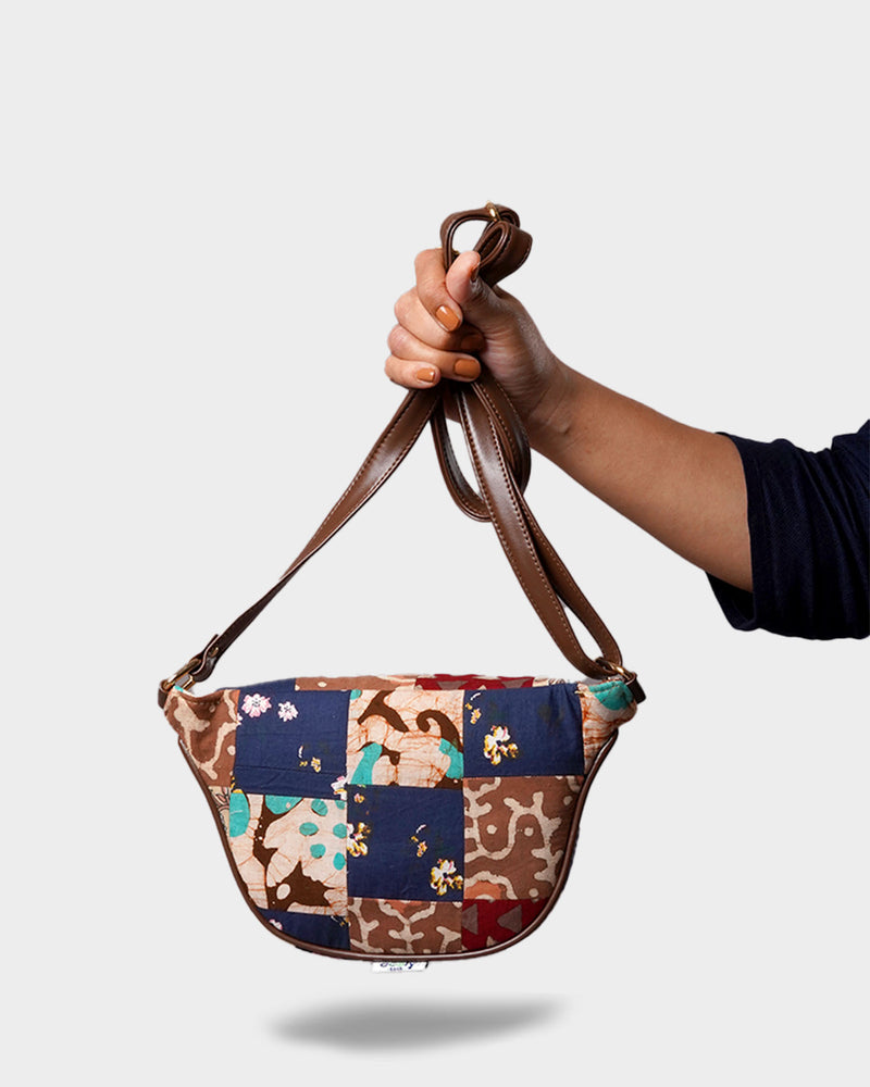 Bohemian Patchwork Convertible Sling Bag