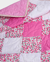 Sweet Dreams Pink Block Baby Quilt