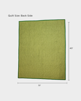 Tropical Pinwheel Summer Baby Quilt