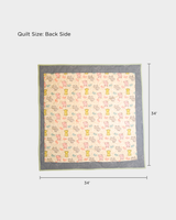 Sweet Hippo Pastel Block Baby Quilt