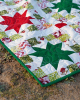 Crimson & Clover Starburst Patchwork Bed Quilt