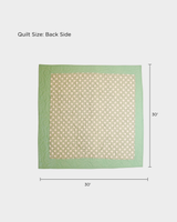 Soft Green Nursery Baby Quilt