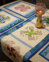Coastal Blue Patchwork Dinner Table Mats