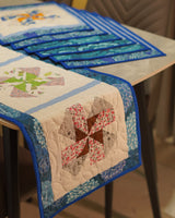 Coastal Blue Patchwork Dinner Table Mats